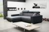 Foto Sofá chaise longue cama con reposacabezas reclinables — MÉXICO DE LUX, Gris claro / negro