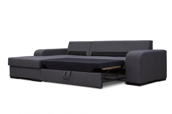 Foto Sofá chaise longue cama ‒Virago, Gris