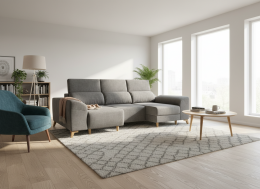 Sofá Chaise Longue TURIN | Confort Personalizado y Máximo Relax (235x150 cm)