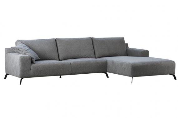 Foto Sofá chaise longue - FIRAGO, Gris