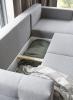 Foto Sofá Chaiselongue-cama-gris claro-248x162cm - ASGARD L