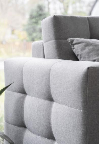 Foto Sofá Chaiselongue-cama-gris claro-248x162cm - ASGARD L