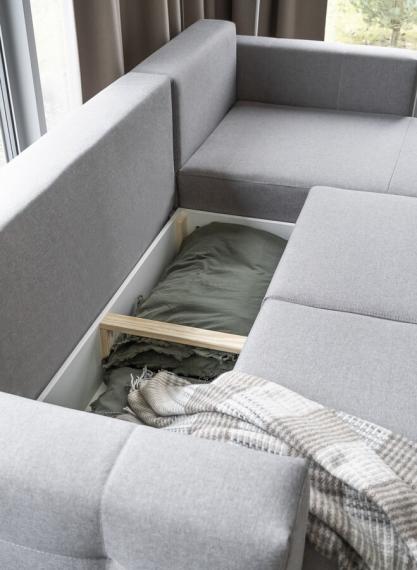 Foto Sofá Chaiselongue-cama-marrón-248x162cm - ASGARD L