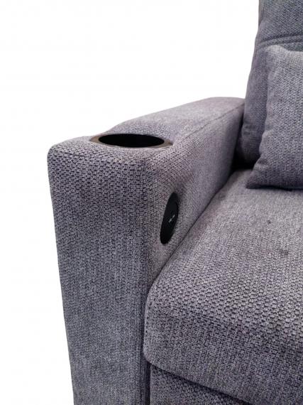 Foto Sofá con 2 camas + arcon+USB+type-C+portavasos reversible - Costa LX 337cm x 130cm