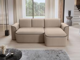 Sofà con asiento eléctrico - UME, Beige / Marrón