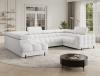 Foto Sofá en U moderno (2 chaiselongs) con cama y arcón 347x202 - Blanco - FECTORY