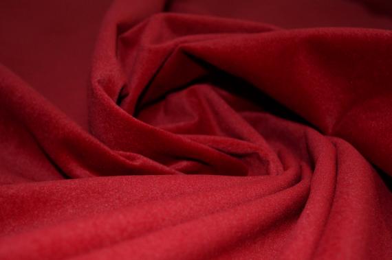 Foto Sofá en U moderno (2 chaiselongs) con cama y arcón – Letto, tela, Rojo, 340x202