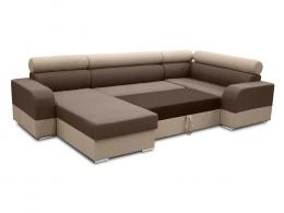 Sofá en U rinconera grande con chaise longue y cama – Infinity #1258