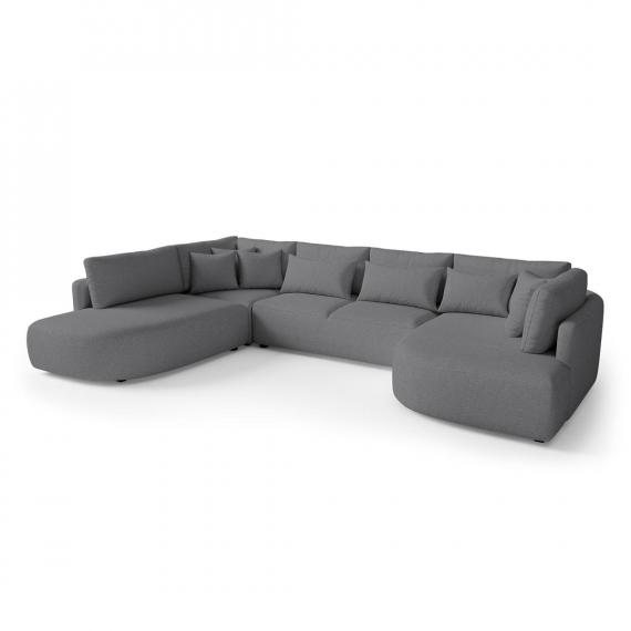 Foto SOFÁ ESQUINERO I DISEÑO MODERNO Y ELEGANTE I CHAISE LONGUE LARGO IZQUIERDO 380 CM X 245 CM JACOBS U