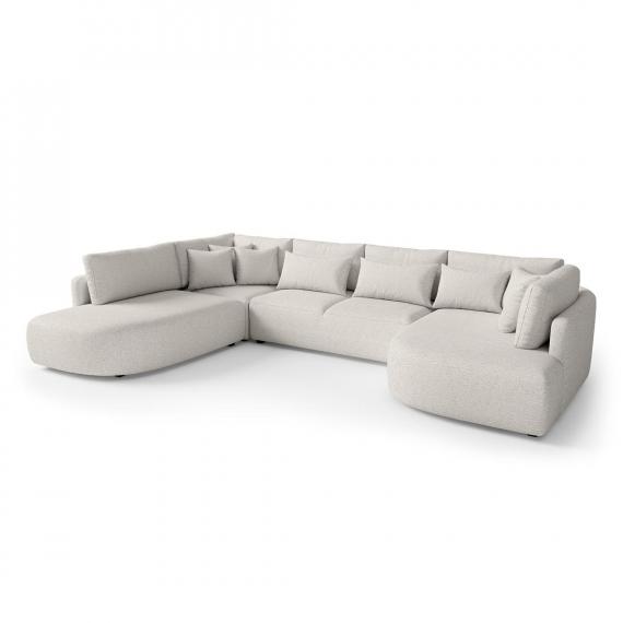 Foto SOFÁ ESQUINERO I DISEÑO MODERNO Y ELEGANTE I CHAISE LONGUE LARGO IZQUIERDO 380 CM X 245 CM JACOBS U