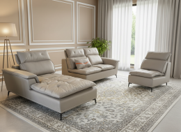 Sofá Modular Ultra Suave B4 | Látex de Alta Tecnología y Confort XXL (360x185 cm)