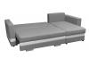 Foto Sofá mini chaise longue con cama y arcones - R-MINI, Gris oscuro/Gris claro, 236x146