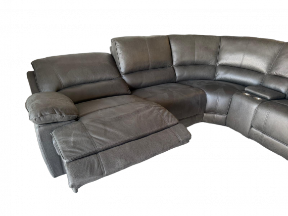 Foto SOFÁ PANORÁMICO MODULAR EN U I LA EXPERIENCIA RELAX DEFINITIVA I 385 X285X285 CM SOHO XXL GRIS