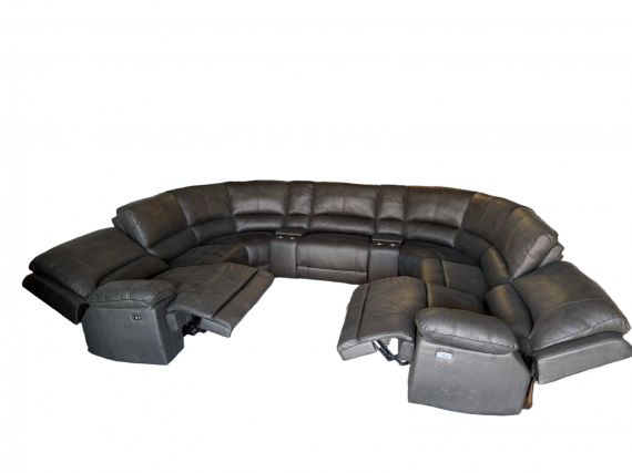 Foto SOFÁ PANORÁMICO MODULAR EN U I LA EXPERIENCIA RELAX DEFINITIVA I 385 X285X285 CM SOHO XXL GRIS