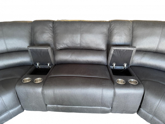 Foto SOFÁ PANORÁMICO MODULAR EN U I LA EXPERIENCIA RELAX DEFINITIVA I 385 X285X285 CM SOHO XXL GRIS