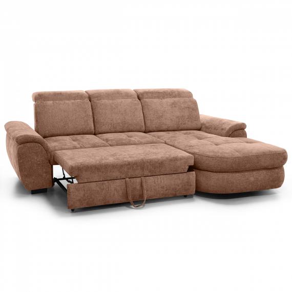 Foto Sofá rinconera cama con arcón gris — Aldo Mini