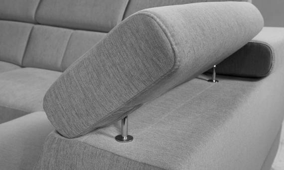 Foto Sofá rinconera con cama, baúl extraíble y reposabrazos reclinables – ATLANTA