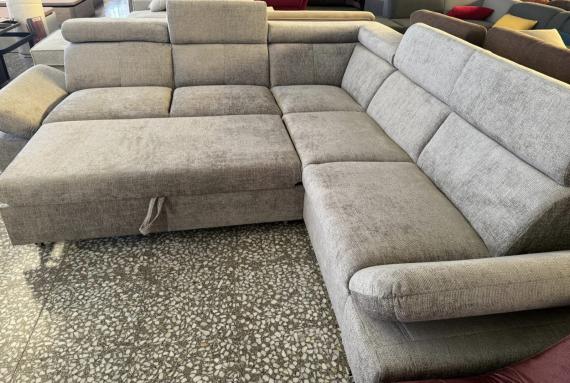 Foto Sofá rinconera con cama, baúl extraíble y reposabrazos reclinables – ATLANTA