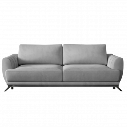 Sofa 3 plazas extensible con sillon y puf - Megis, Beige