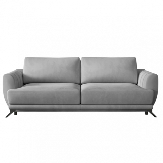 Foto Sofa 3 plazas extensible con sillon y puf - Megis, Beige