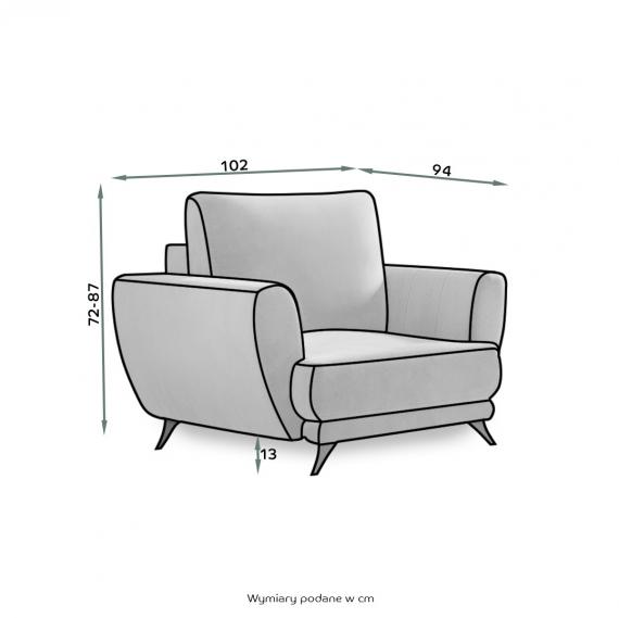 Foto Sofa 3 plazas extensible con sillon y puf - Megis, Gris claro, 242cm