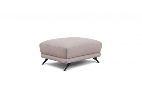 Foto Sofa 3 plazas extensible con sillon y puf - Megis, Rosa, 242cm