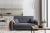 Sofa cama 2 pl. 155 cm. - Laine, Gris oscuro