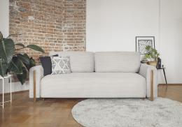 Sofa cama - ARCADOVA, Beige, 244 cm