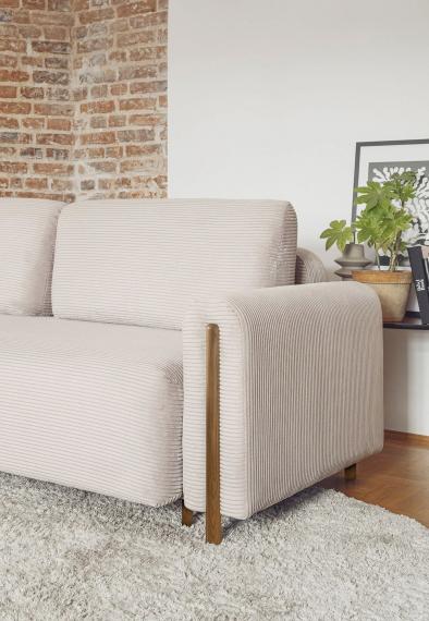 Foto Sofa cama - ARCADOVA, Beige, 244 cm