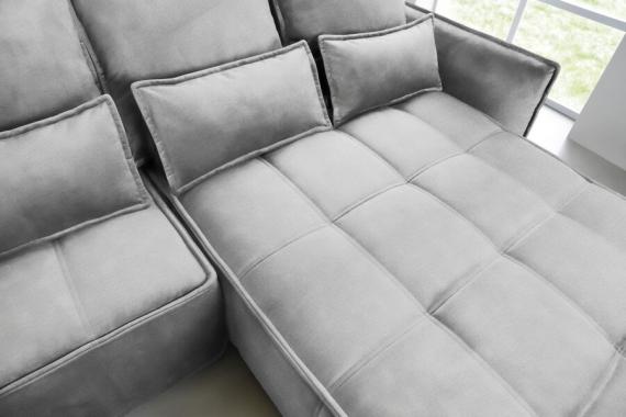 Foto Sofa cama+arcon 265x196 cm - Campo, Gris