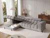 Foto Sofa cama+arcon - 285x181 - gris - FELRO
