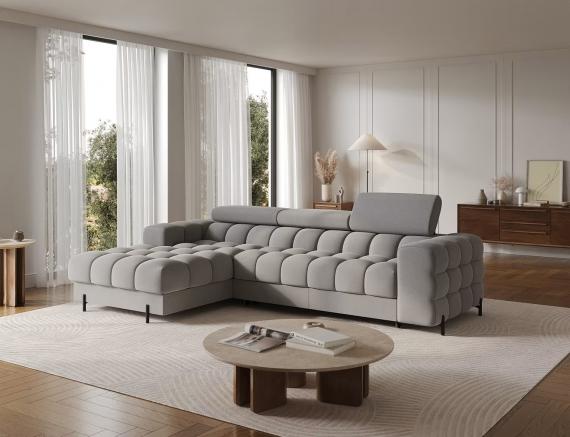 Foto Sofa cama+arcon - 285x181 - gris - FELRO