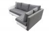 Foto Sofa cama+arcon R-CITY, Marron/Blanco, 232x144