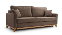 Sofa cama - ARIS, Marrón, 214 cm