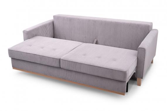 Foto Sofa cama - ARIS, Gris oscuro, 214 cm