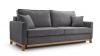 Foto Sofa cama - ARIS, Gris oscuro, 214 cm