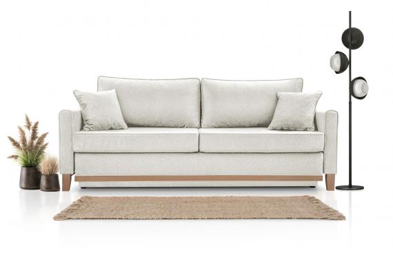 Foto Sofa cama - ARIS, Crema, 214 cm