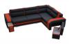 Foto sofa cama ASSAN, Gris/negro, 305x205