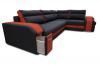 Foto sofa cama ASSAN, Gris/negro, 305x205