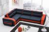 Foto Sofa cama ASSAN, Azul/Rojo, 305x205