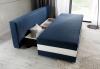 Foto Sofa cama Calia, Gris/Negro, 195 cm