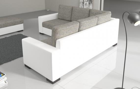 Foto Sofa cama - Canis,  tela / polipiel, Beige / Crema, 235x235cm