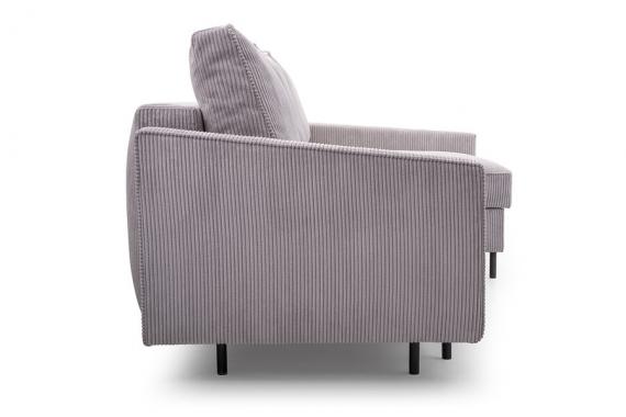 Foto Sofa cama chaiselongue  - ROBIN, Gris claro