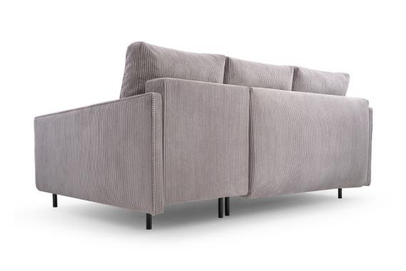 Foto Sofa cama chaiselongue  - ROBIN, Gris claro