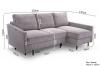 Foto Sofa cama chaiselongue  - ROBIN, Gris claro