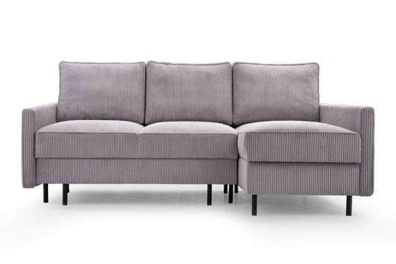 Foto Sofa cama chaiselongue  - ROBIN, Gris claro