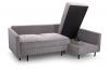 Foto Sofa cama chaiselongue  - ROBIN, Gris claro