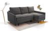 Foto Sofa cama chaiselongue  - ROBIN, Gris oscuro