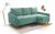 Sofa cama chaiselongue  - ROBIN, Verde