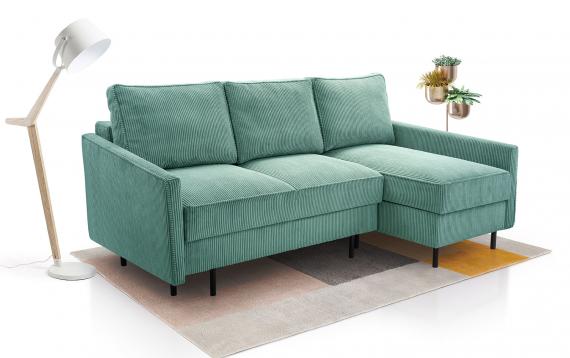 Foto Sofa cama chaiselongue  - ROBIN, Verde